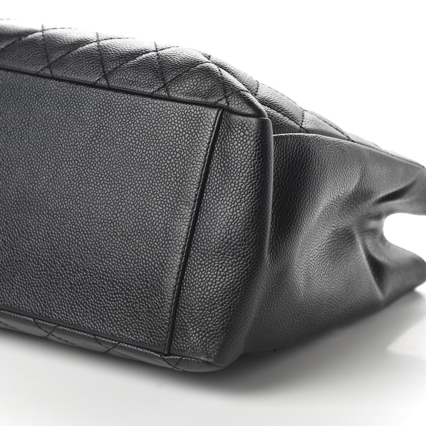 Caviar Quilted Grand Shopping Tote GST Black
