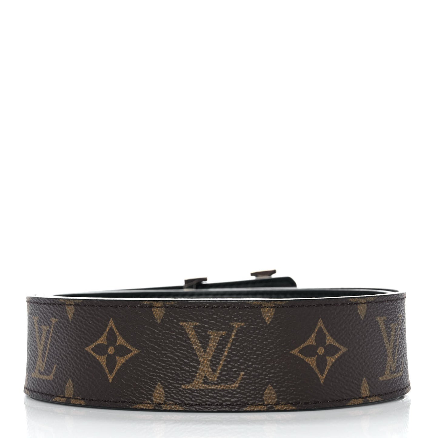 Monogram Calfskin 40mm LV Initiales Reversible Belt 100 40 Black