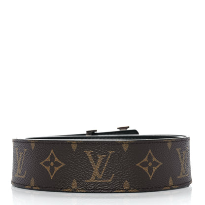 Louis Vuitton Monogram Calfskin 40mm LV Initiales Reversible Belt 100 40 Black 2 of 4
