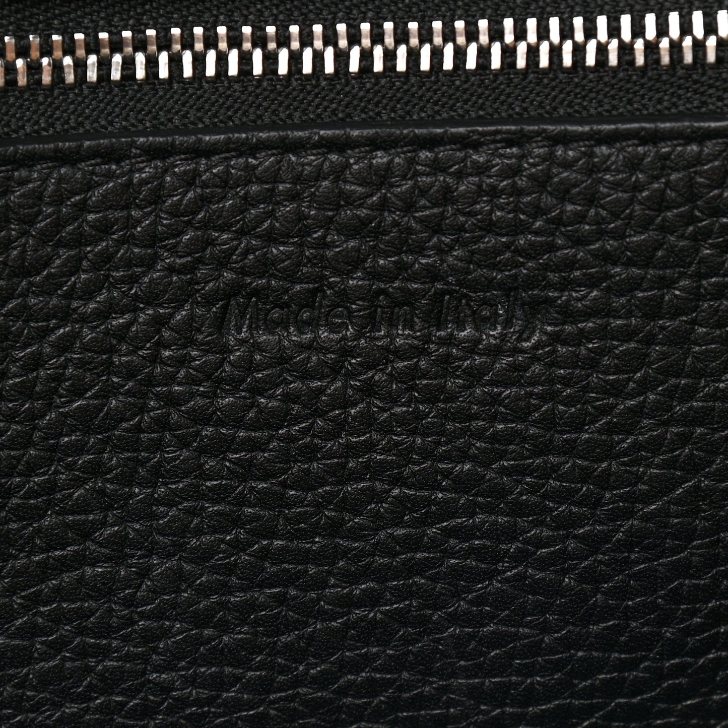 Supple Grained Calfskin Small Big Bag Black