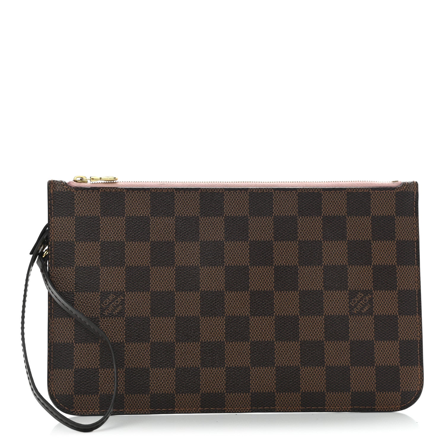 Louis Vuitton Damier Ebene Neverfull MM GM Pochette Rose Ballerine 1 of 8