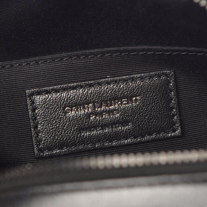 Saint Laurent Calfskin Matelasse Monogram Lou Camera Bag Black 6 of 11