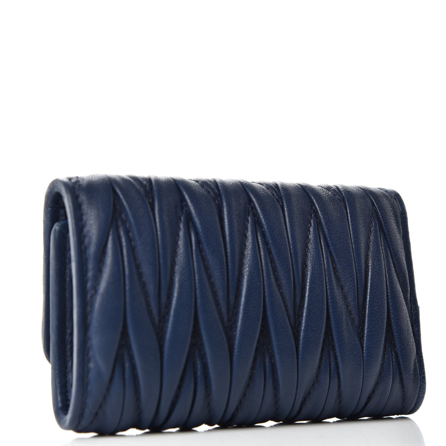 Miu Miu Nappa Matelasse 6 Key Holder Bluette 705773 – FASHIONPHILE