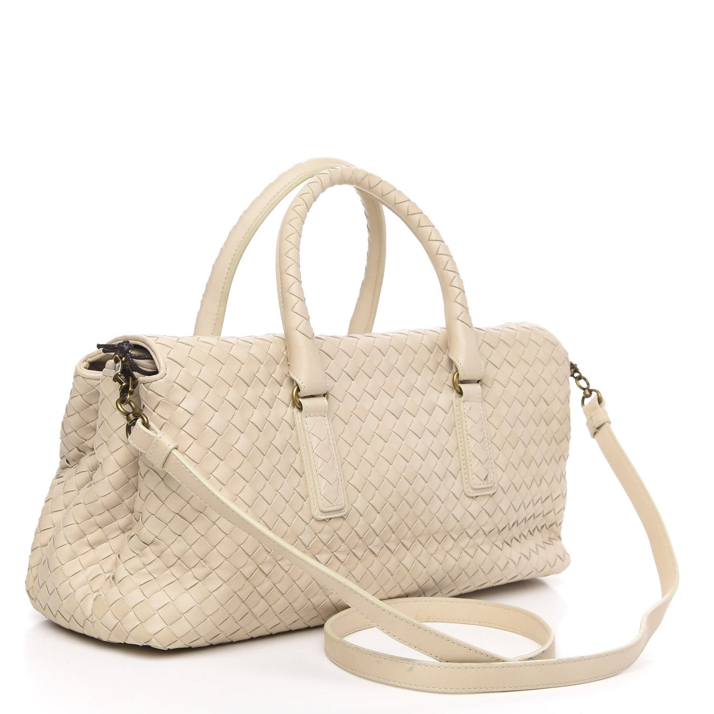 Nappa Intrecciato Convertible Duffel Colonial