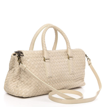 Bottega Veneta Nappa Intrecciato Convertible Duffel Colonial 3 of 16