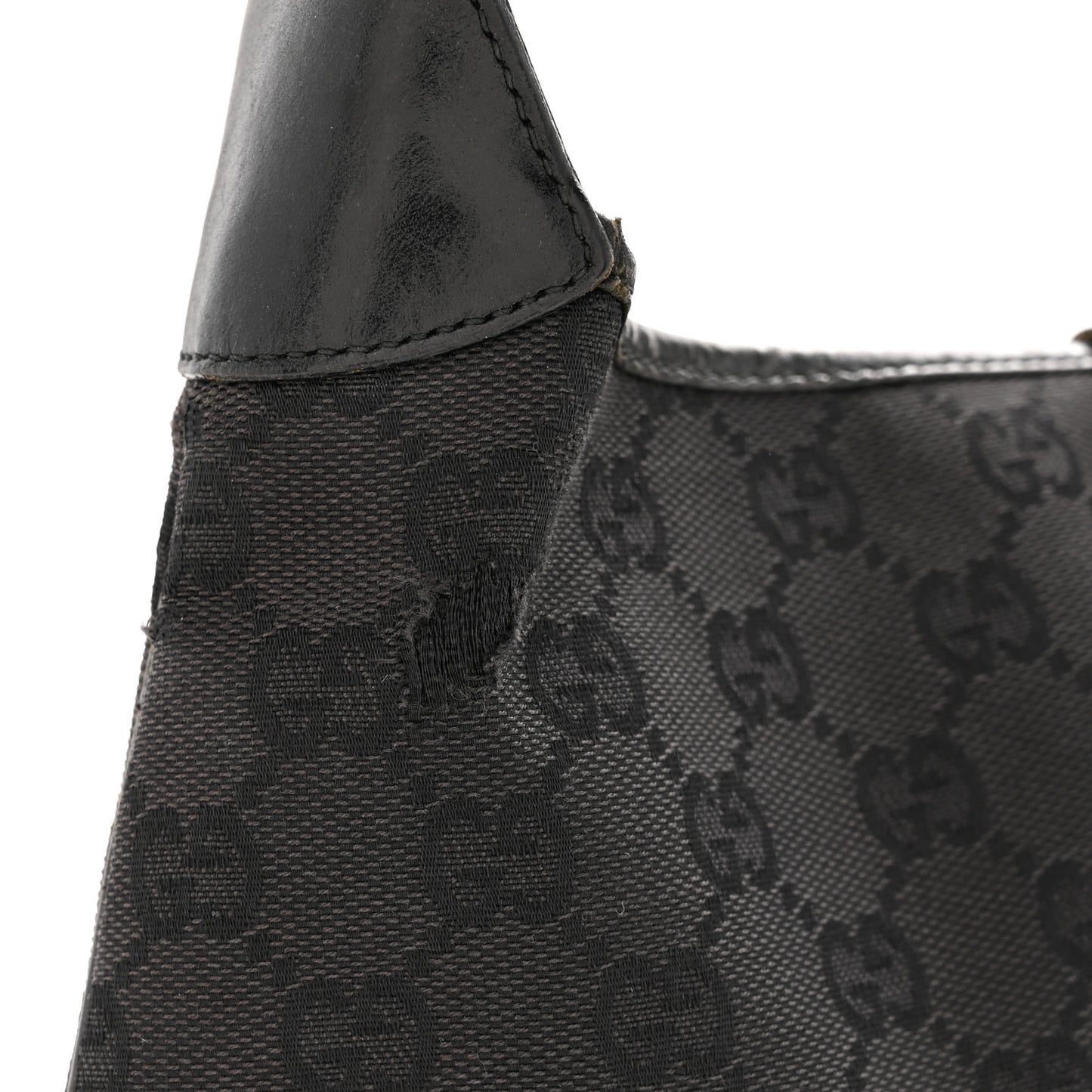 Monogram Jackie O Chain Hobo Black