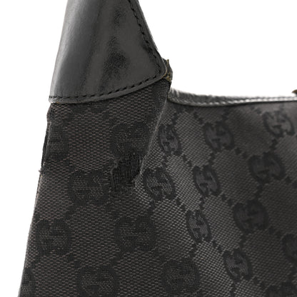 Gucci Monogram Jackie O Chain Hobo Black 12 of 13