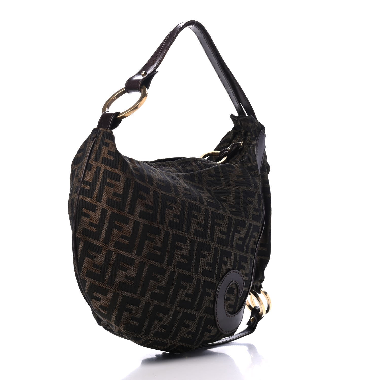 Fendi Zucca Biga Media Tobacco 2 of 5