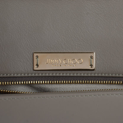 Jimmy Choo Snakeskin Alba Shoulder Bag Grey 6 of 7