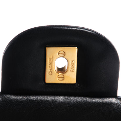 Chanel Lambskin Quilted Maxi Double Flap Black 5 of 8