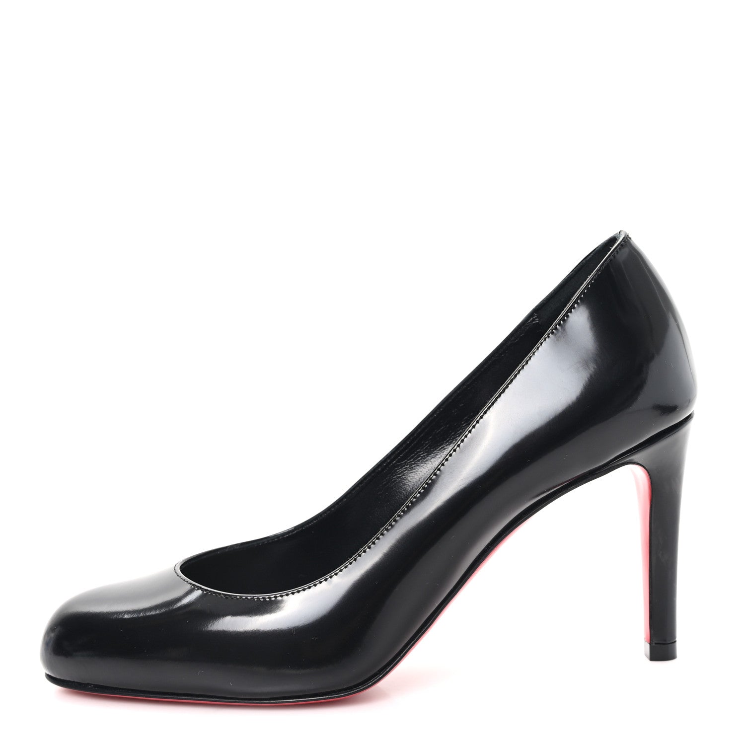 Christian Louboutin Calfskin Abrasivato Pumppie 85 Pumps 35.5 Black 1 of 9