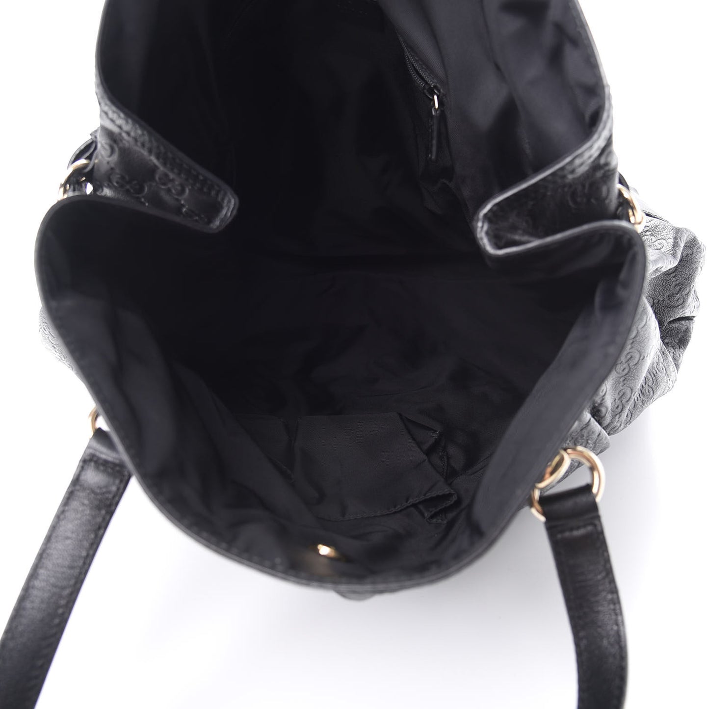 Guccissima Full Moon Tote Black