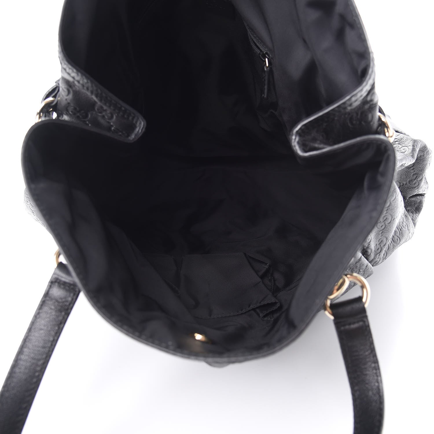 Gucci Guccissima Full Moon Tote Black 5 of 16
