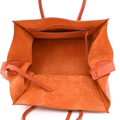 Celine Supple Calfskin Large Phantom Luggage Orange 5 of 10