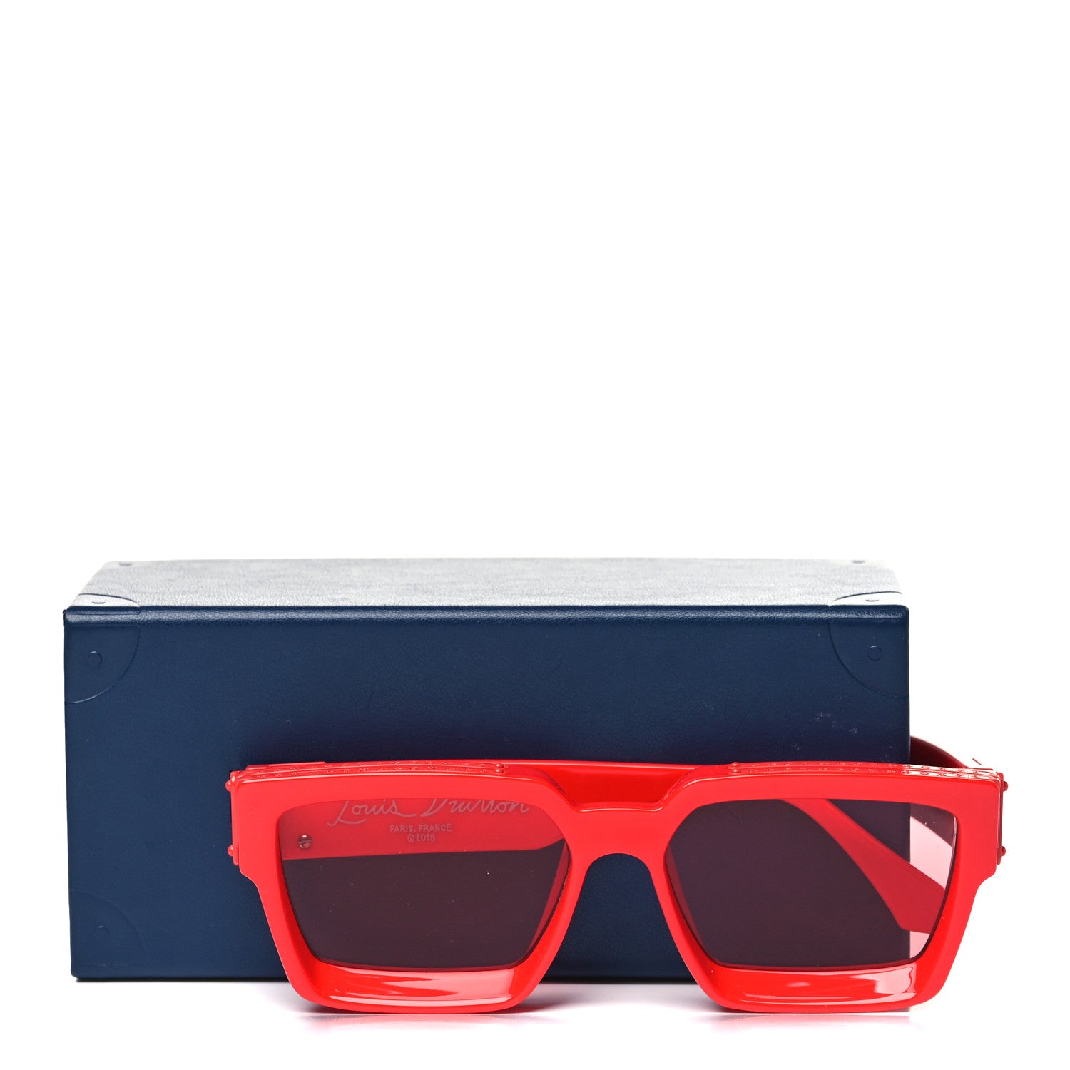 Louis Vuitton Acetate 1.1 Millionaires Z1599E Sunglasses Red 7 of 7