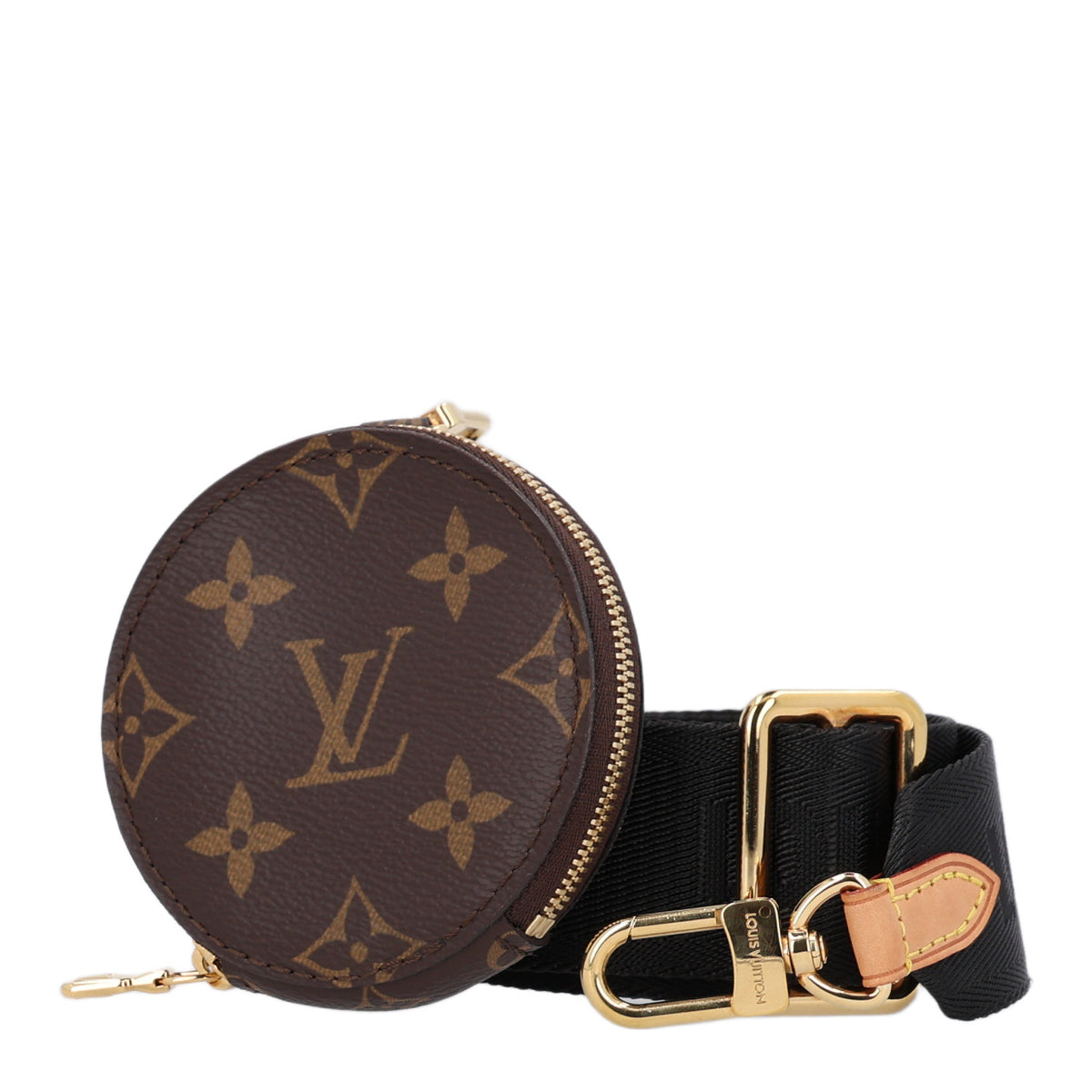Louis Vuitton Monogram Multi Pochette Accessories Bandouliere Shoulder Strap Black 1 of 6