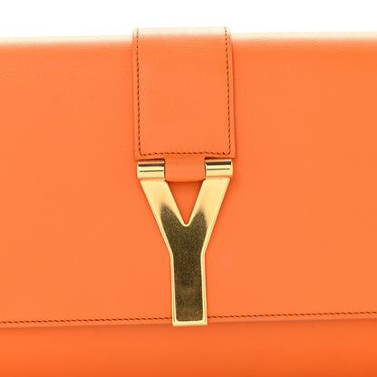 Saint Laurent Calfskin Classic Y Ligne Wallet Orange 13 of 13