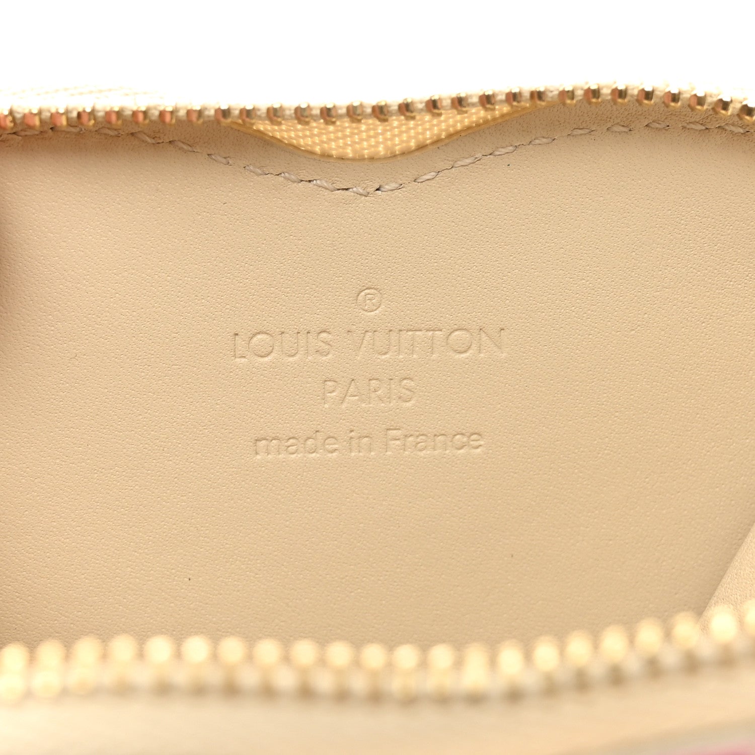 Louis Vuitton Vernis Leopard Coeur Heart Coin Purse Blanc Corail 6 of 6