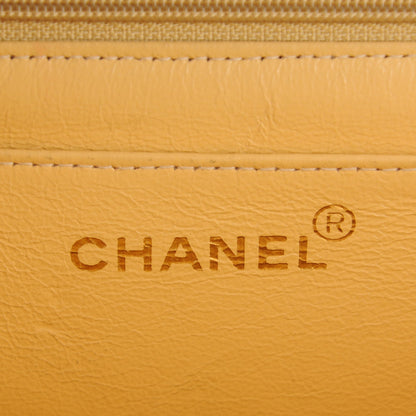 Chanel Calfskin Embossed XL Jumbo Flap Natural 7 of 11
