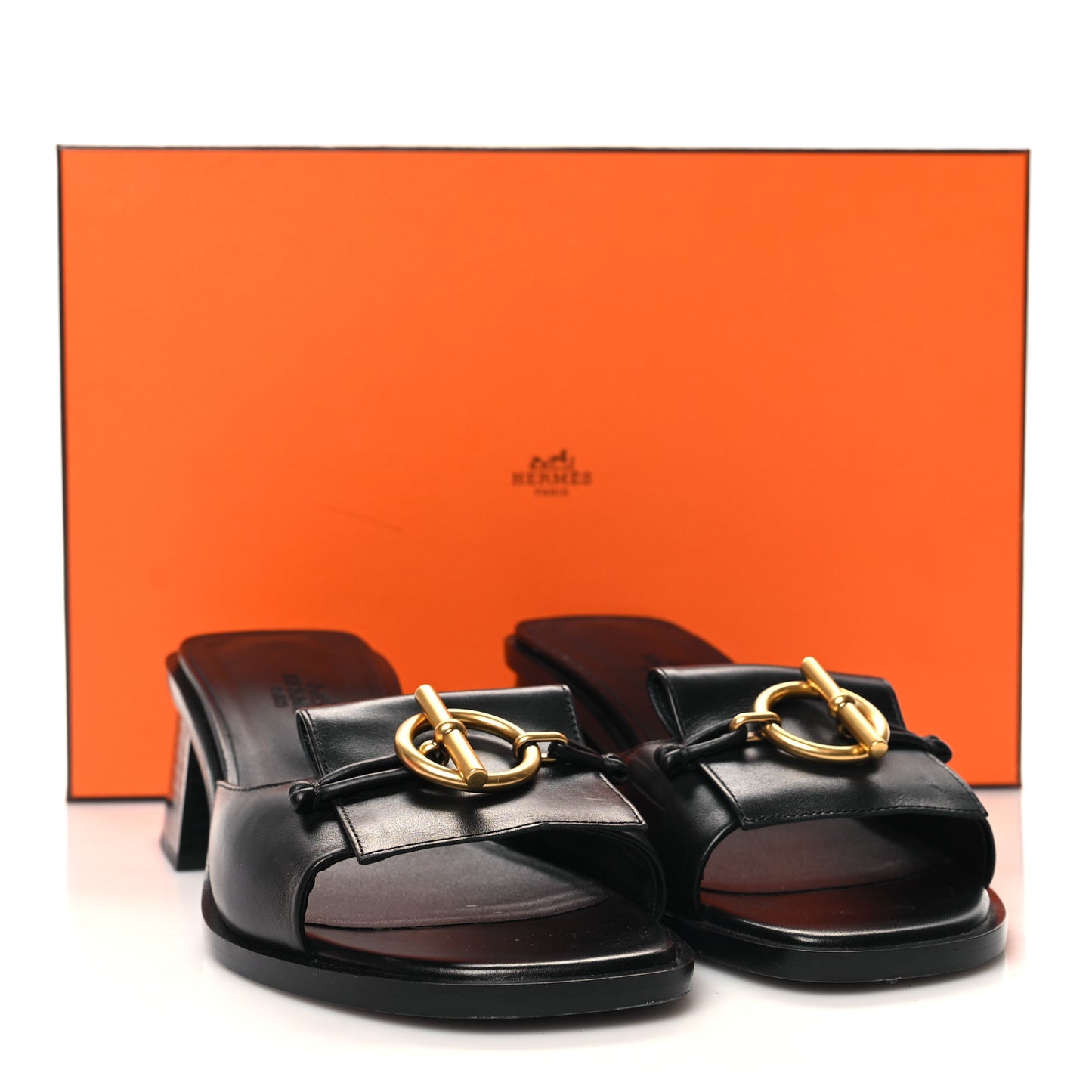 Calfskin Womens Ilot 50 Sandals 36 Black