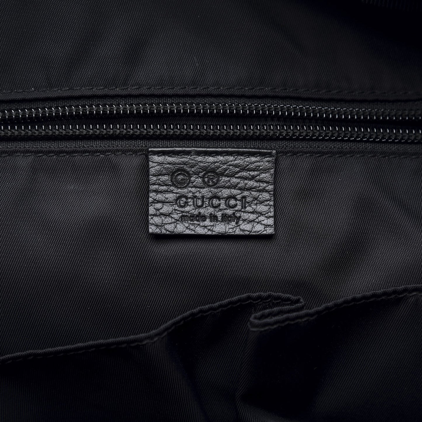 Nylon Monogram Medium Light Double Buckle Backpack Black