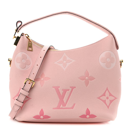 Louis Vuitton Empreinte Monogram Giant By The Pool Marshmallow Hobo PM Bouton De Rose 1 of 11