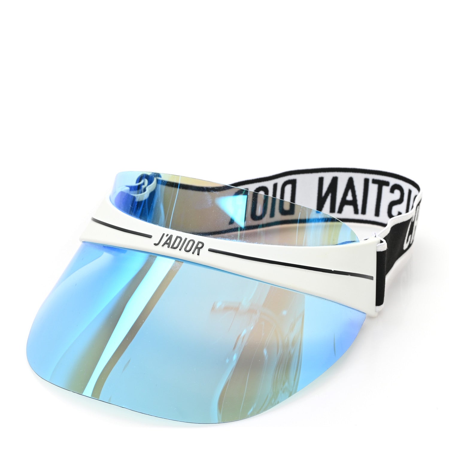 Christian Dior Mirrored DiorClub1 Sun Visor Blue 1 of 8