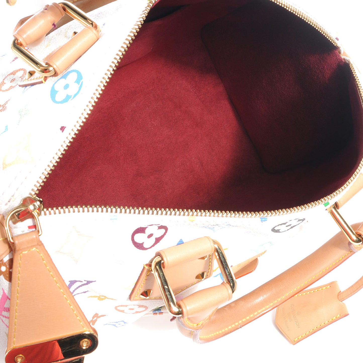 Monogram Multicolor Speedy 30 White