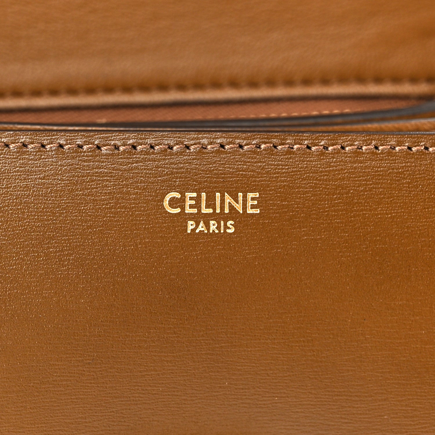 Celine Smooth Calfskin Small Classic Box Flap Bag Camel 6 of 10