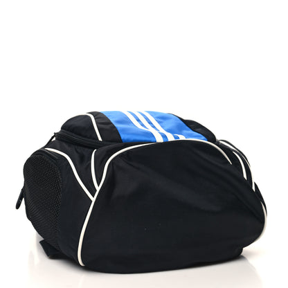 Balenciaga X ADIDAS Recycled Nylon Backpack Black Blue 4 of 9