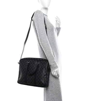 Louis Vuitton Damier Graphite Porte Documents Voyage PM 2 of 11