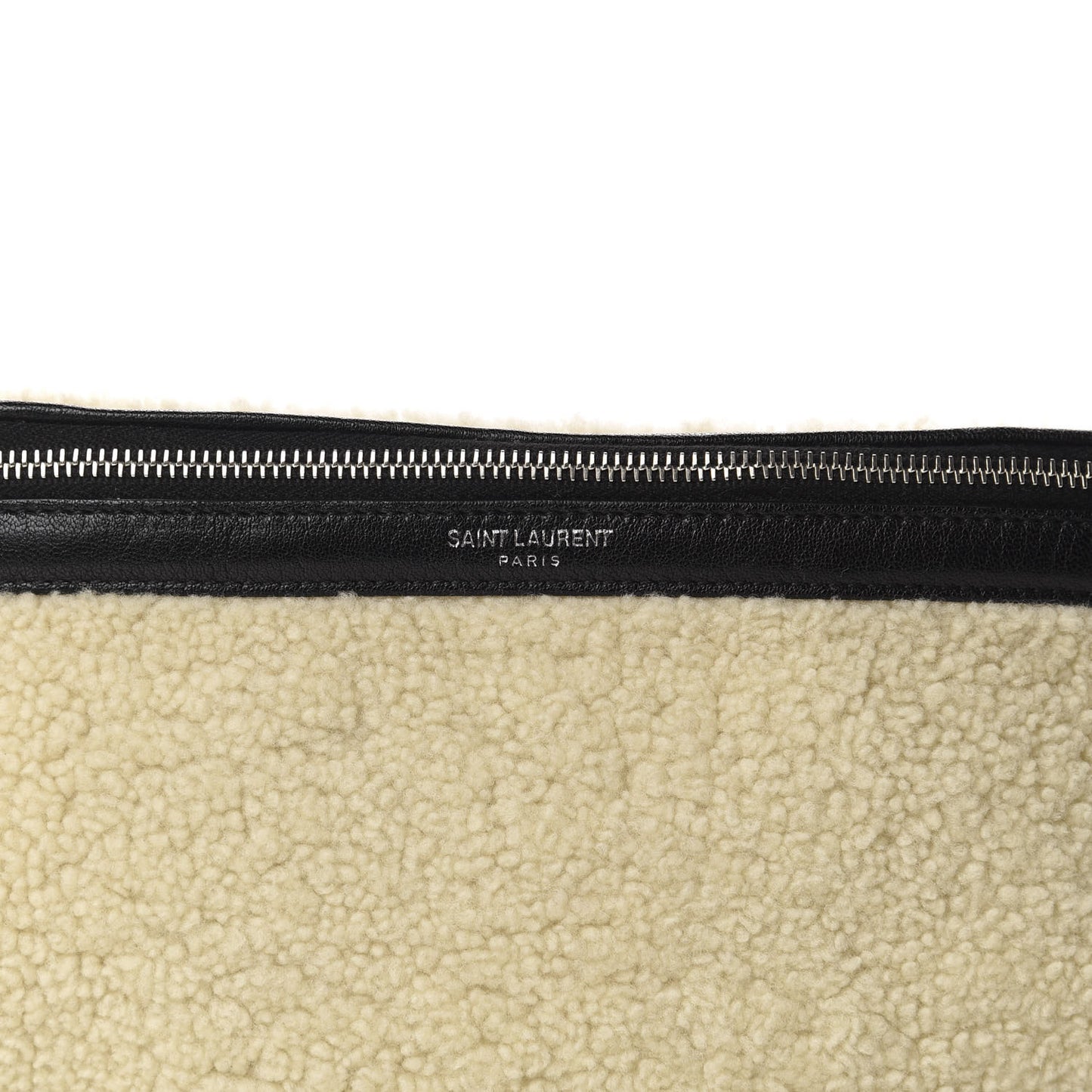 Shearling Belt Bag Beige