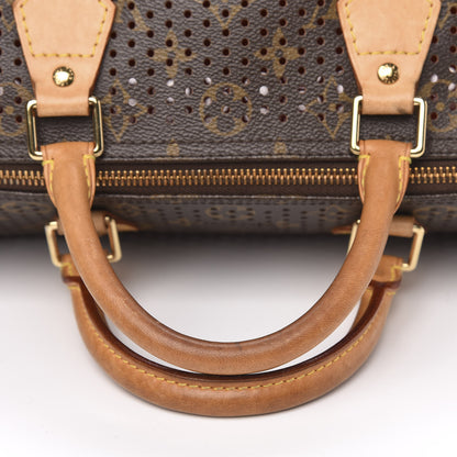 Louis Vuitton Monogram Perforated Speedy 30 Orange 8 of 13