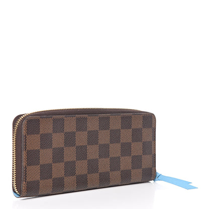 Louis Vuitton Damier Ebene 2017 Christmas Animation Clemence Wallet 3 of 7