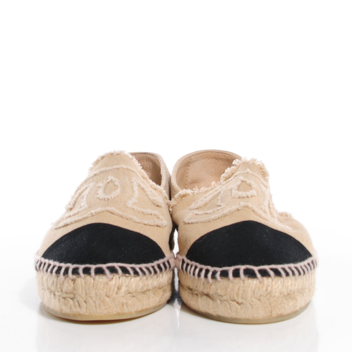 Toile CC Espadrilles 36 Beige Black