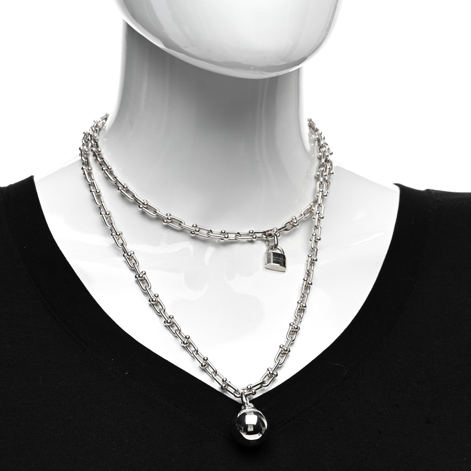 Tiffany Sterling Silver HardWear Wrap Necklace 2 of 4