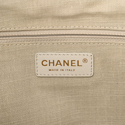 Chanel Mixed Fibers Medium Deauville Black 8 of 12