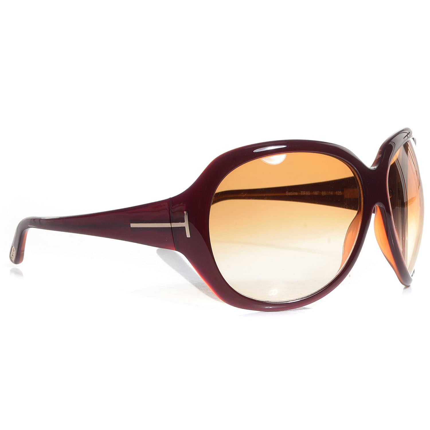 Tom Ford Sabine Sunglasses TF65 3 of 6