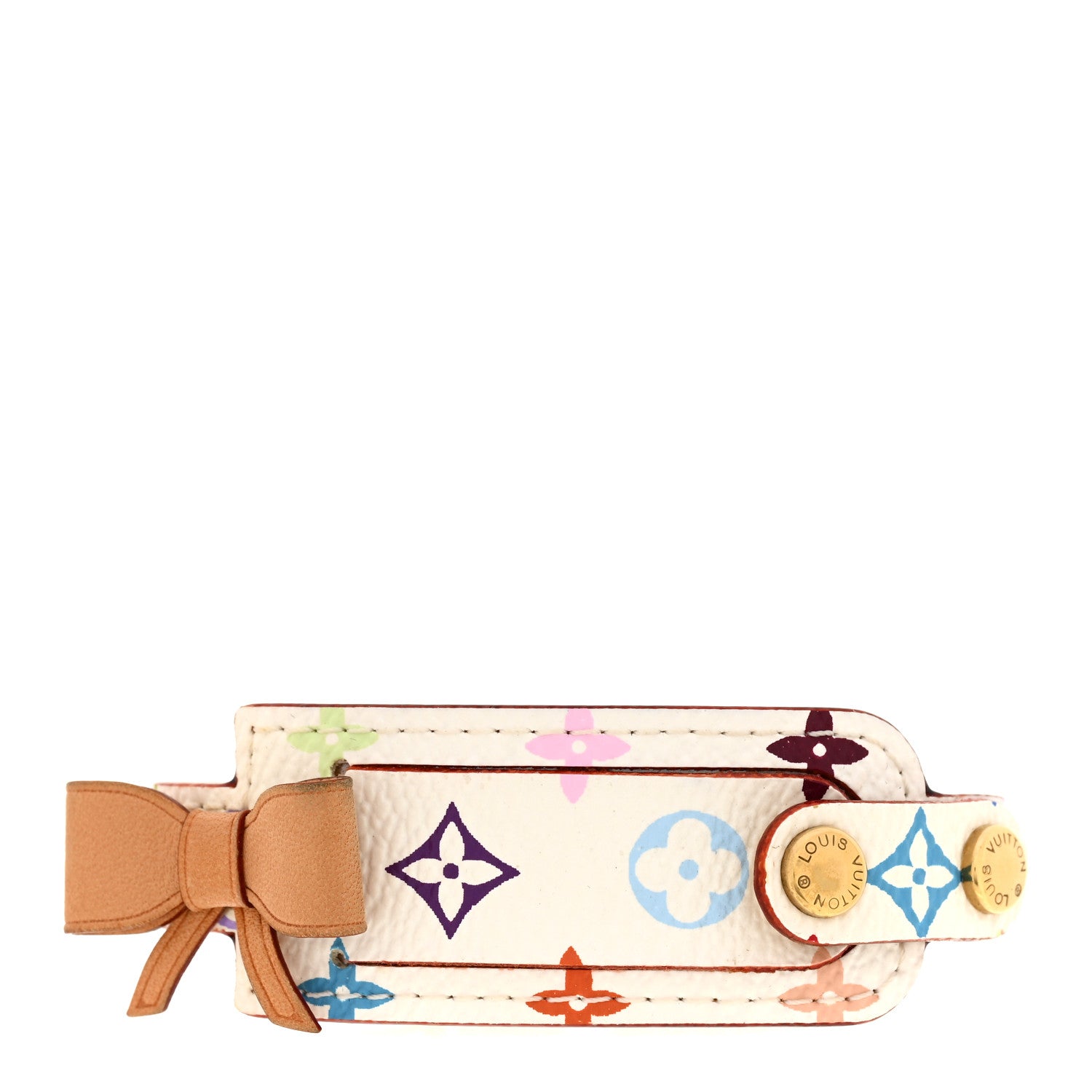Louis Vuitton Monogram Multicolor Address Wish Bracelet White 1 of 8