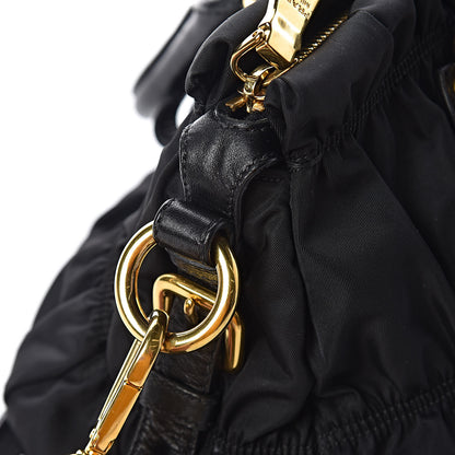 Prada Tessuto Nylon Gaufre Shopping Satchel Black 10 of 18