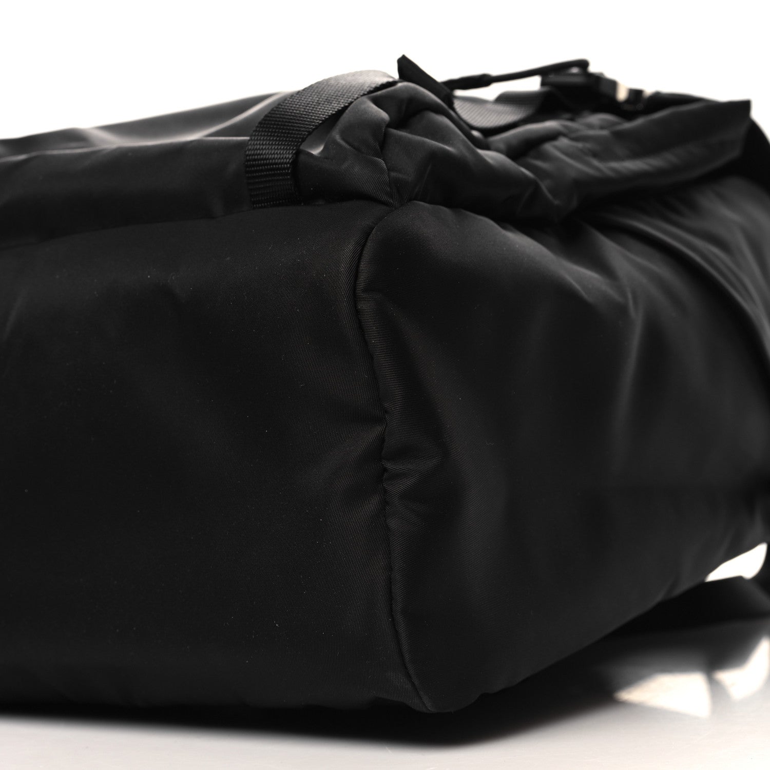 Prada Tessuto Nylon Montagna Double Buckle Backpack Black 9 of 9