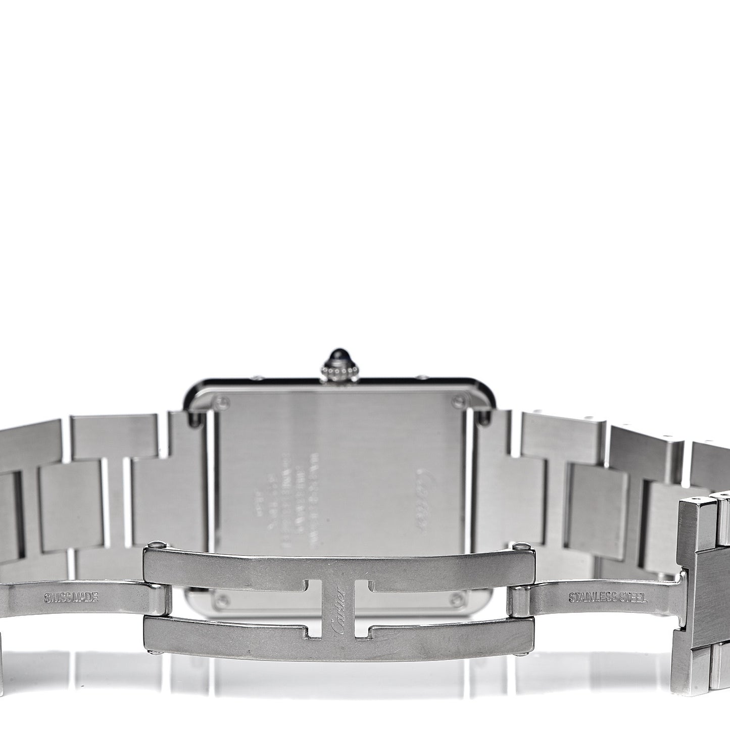 Stainless Steel 27mm Tank Solo Quartz Watch