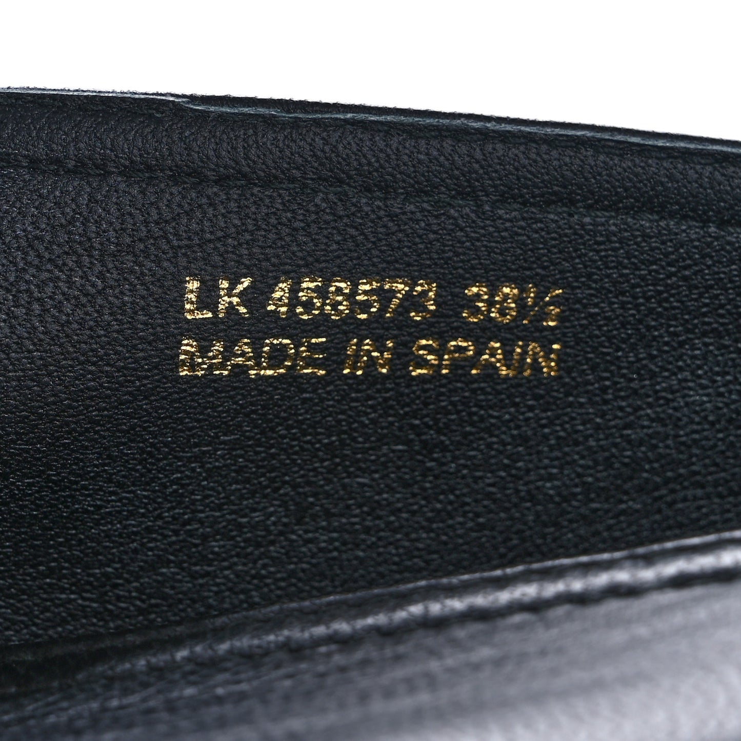 Lambskin Monogram Espadrilles 38.5 Black