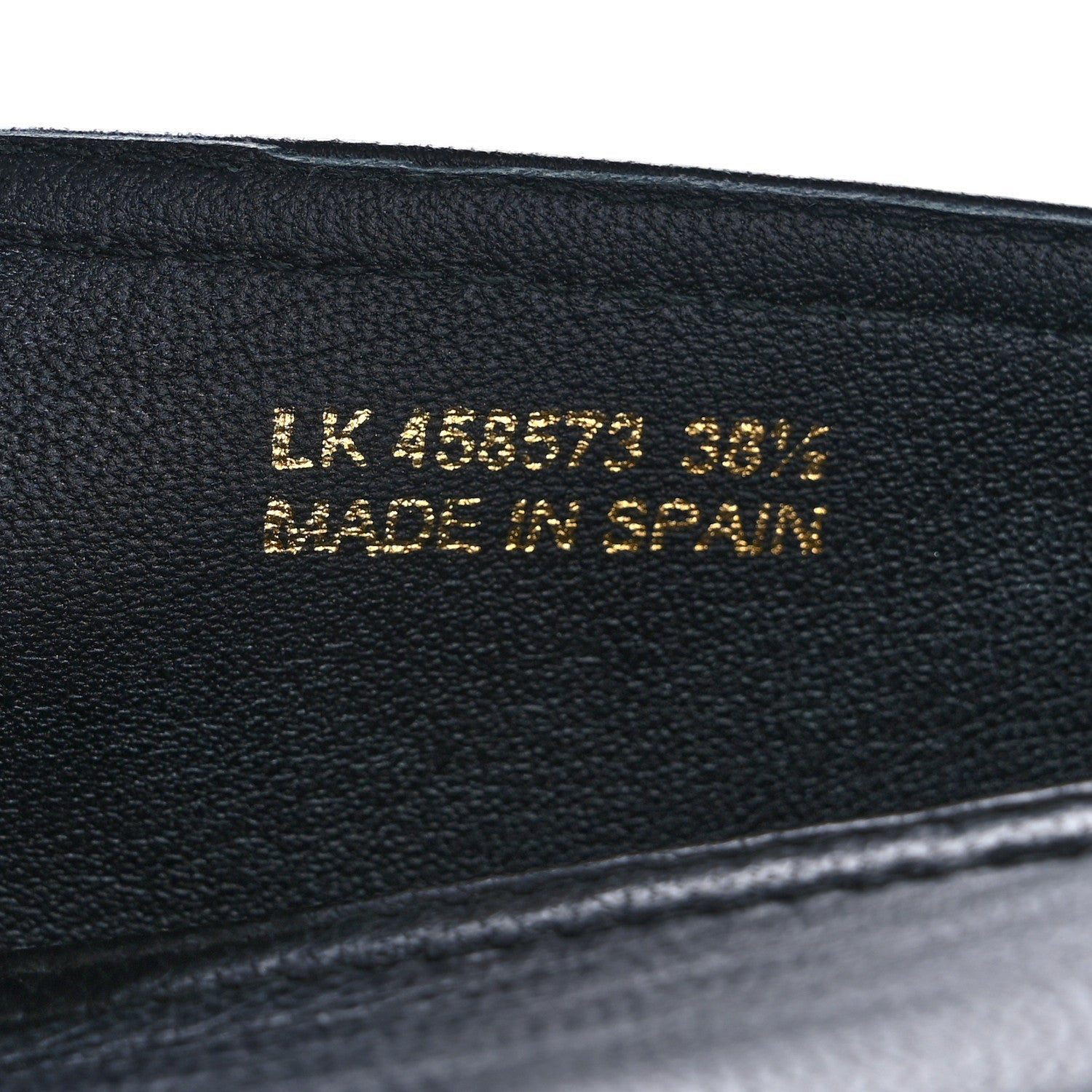 Saint Laurent Lambskin Monogram Espadrilles 38.5 Black 9 of 9