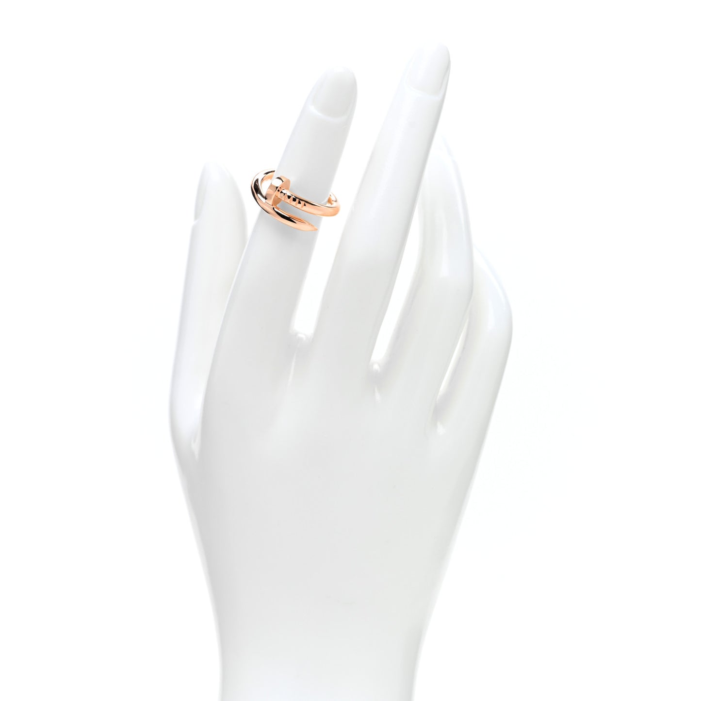 18K Pink Gold Juste Un Clou Ring 50 5.25