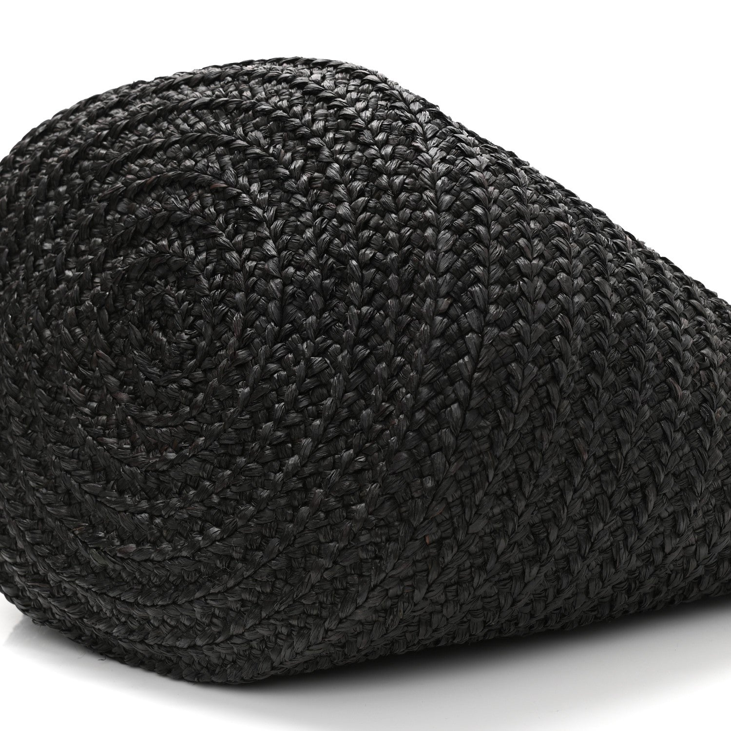 Saint Laurent Raffia Medium Panier Bag Black 9 of 10