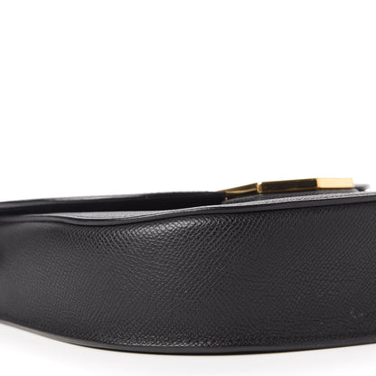 Celine Grained Calfskin Small Trotteur Black 6 of 11
