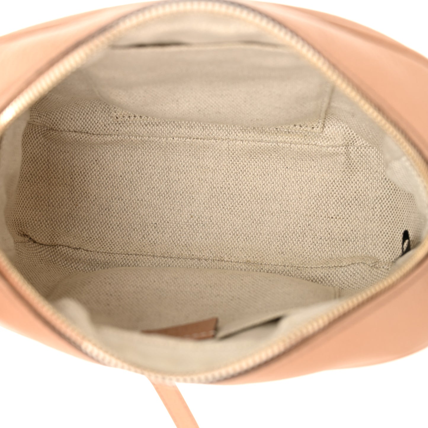 Pebbled Calfskin Small Soho Disco Bag Rose Beige