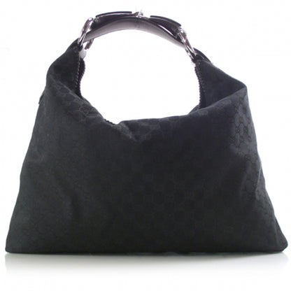 Gucci Monogram GG Large Horsebit Chain Hobo 1 of 11