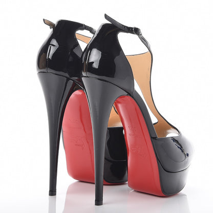 Christian Louboutin Patent Jilopa 150 Pumps 39.5 Black 4 of 8